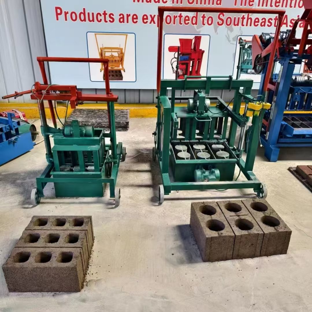 Small Portable Mobile Brick Laying Machinery Egg-laying Block Machine for Making Various Concrete Blocks