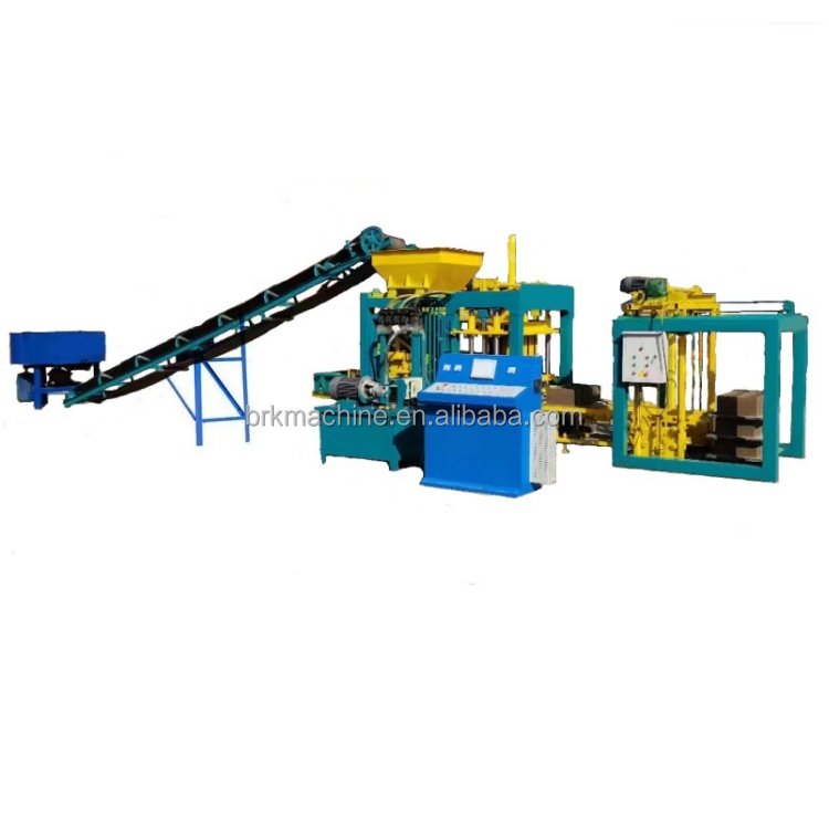 Hydraulic interlocking brick making machine QT4-15 hydroform interlocking brick machine
