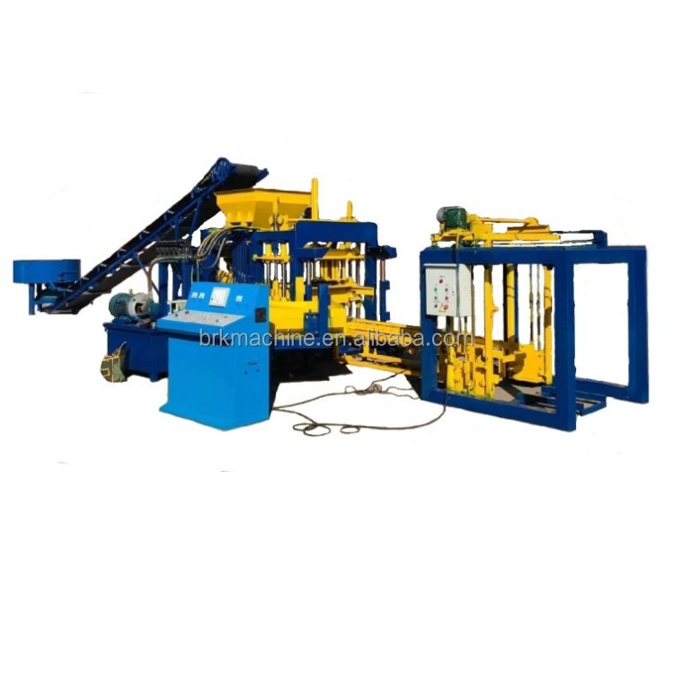 Hydraulic interlocking brick making machine QT4-15 hydroform interlocking brick machine