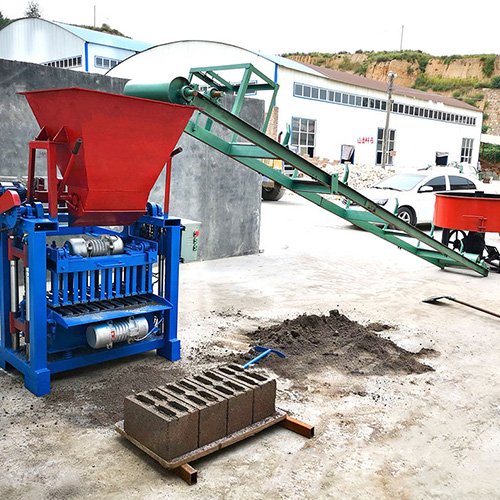 Mobile Automatic Hydraulic Price Paver Cement Concrete Hollow Brick Block Making Machine