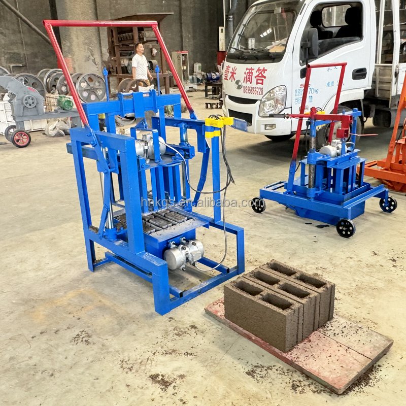 Direct Push Mobile Brick Making Machine Hollow Block Making Machine Cement Block Making Machine