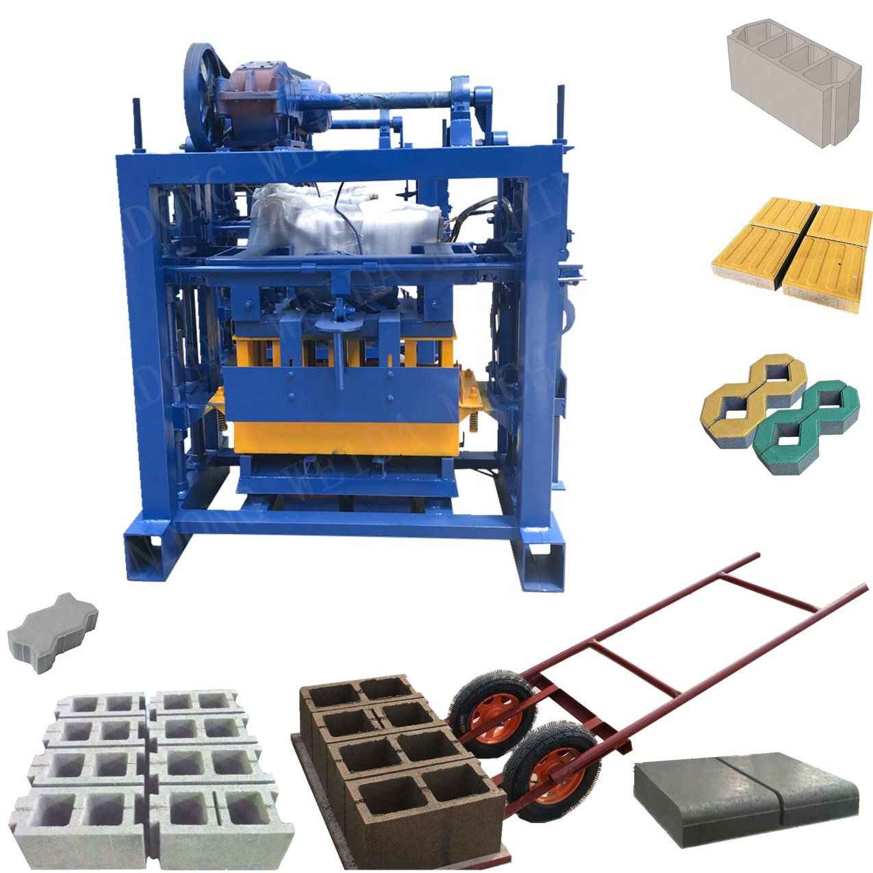 Earn Money at Home Small Investment Brick Block Money Making Machine Manufacturing Machines for Small Business Ideas