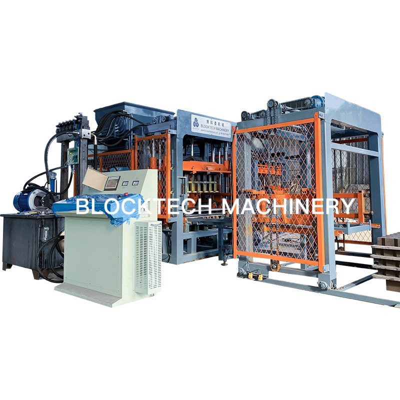 BLOCKTECH QT5-15 Fully Automatic Cement Based Concrete Block Machine Hollow and Paver Brick Making Machine