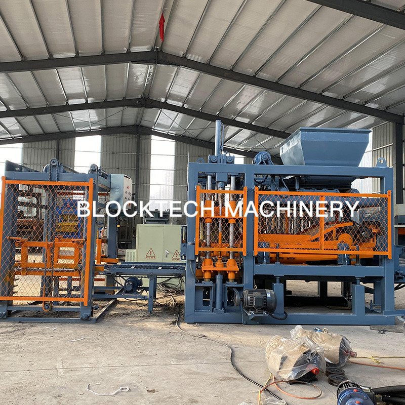 BLOCKTECH QT5-15 Fully Automatic Cement Based Concrete Block Machine Hollow and Paver Brick Making Machine