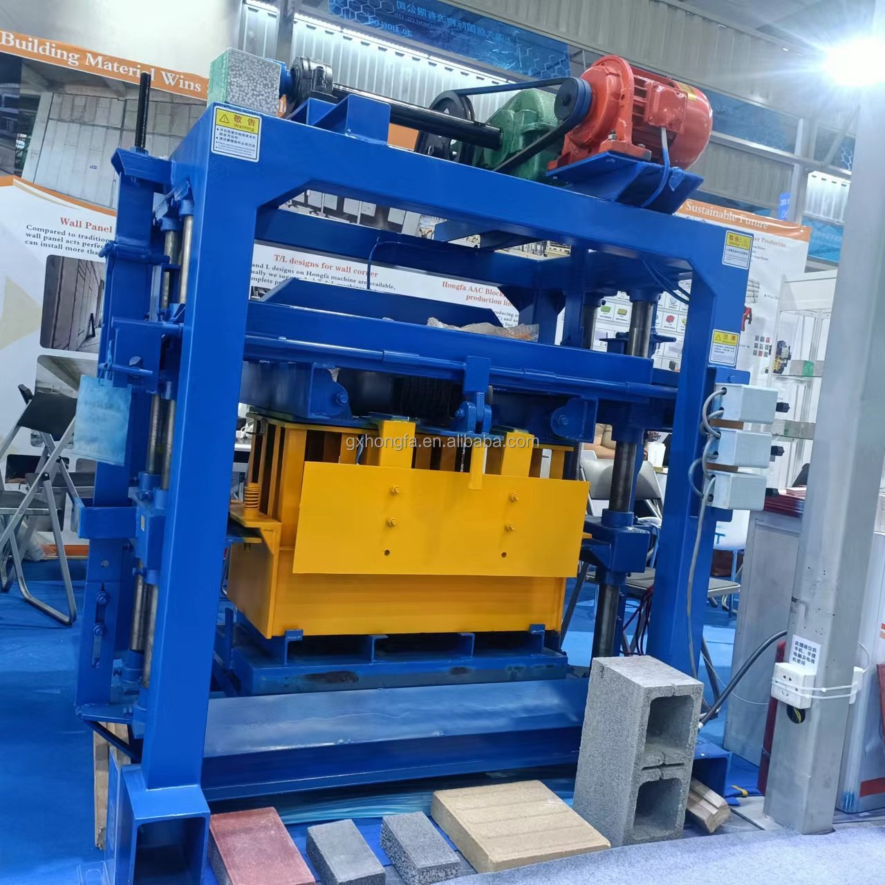 Manual Concrete Block Brick Making Machine Brick Press Machine Plant Cement Brick Machine