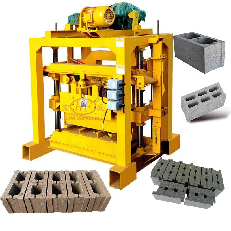Manual Concrete Block Brick Making Machine Brick Press Machine Plant Cement Brick Machine
