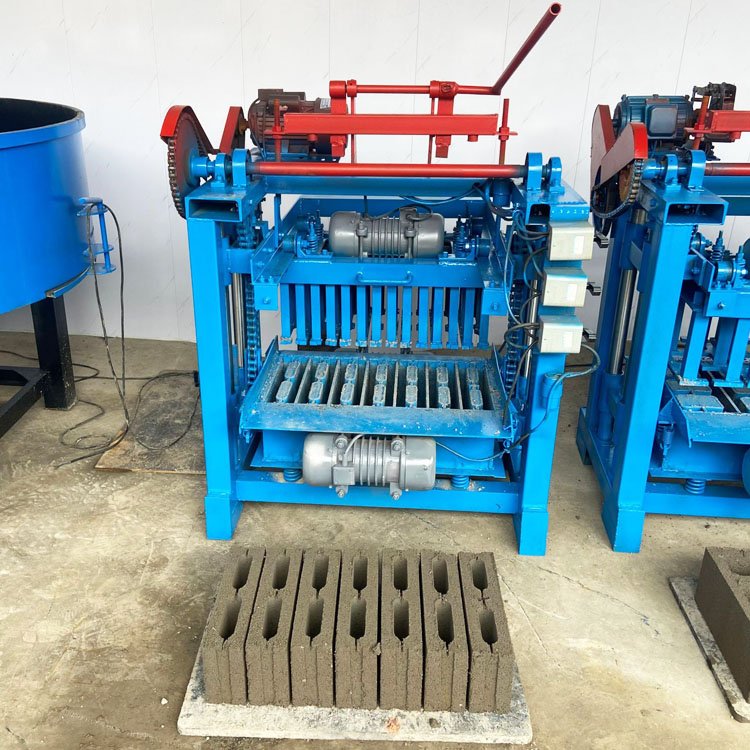 semi-automatic concrete cement block brick making machine for sale