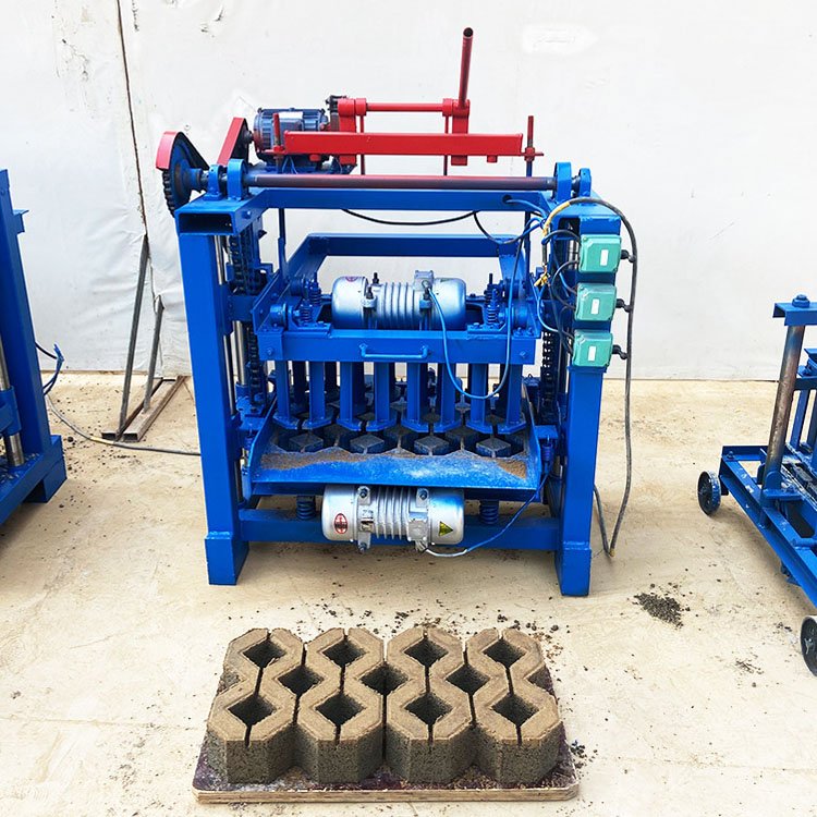 semi-automatic concrete cement block brick making machine for sale