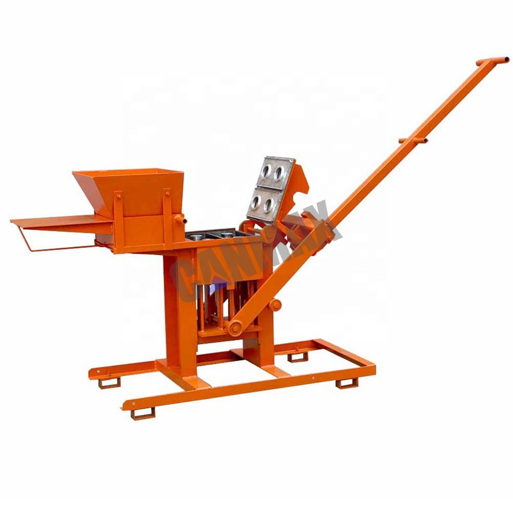 LG2-40 manual earth bricks making machine red mud brick making machine clay brick making machine