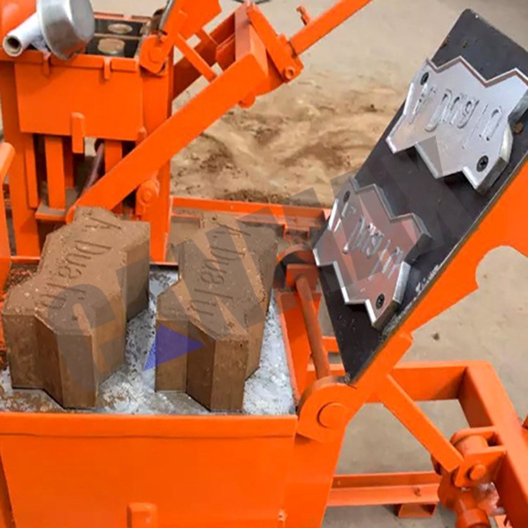 LG2-40 manual earth bricks making machine red mud brick making machine clay brick making machine