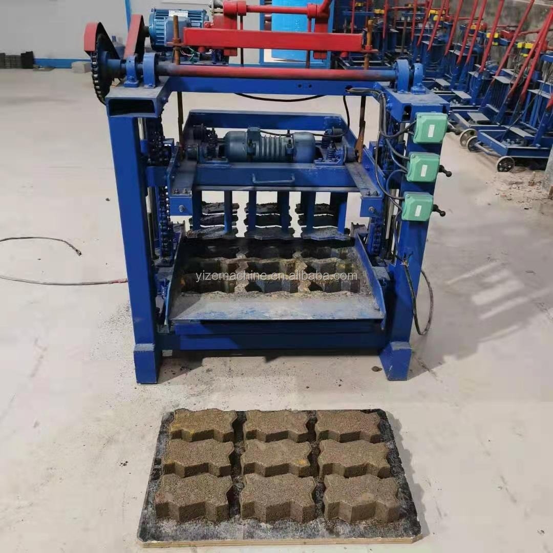 Brick Production 4-35a Brick Making Machine Diesel Automatic Concrete Mixier Hollow Mud Brick Making Machine Price For Sale