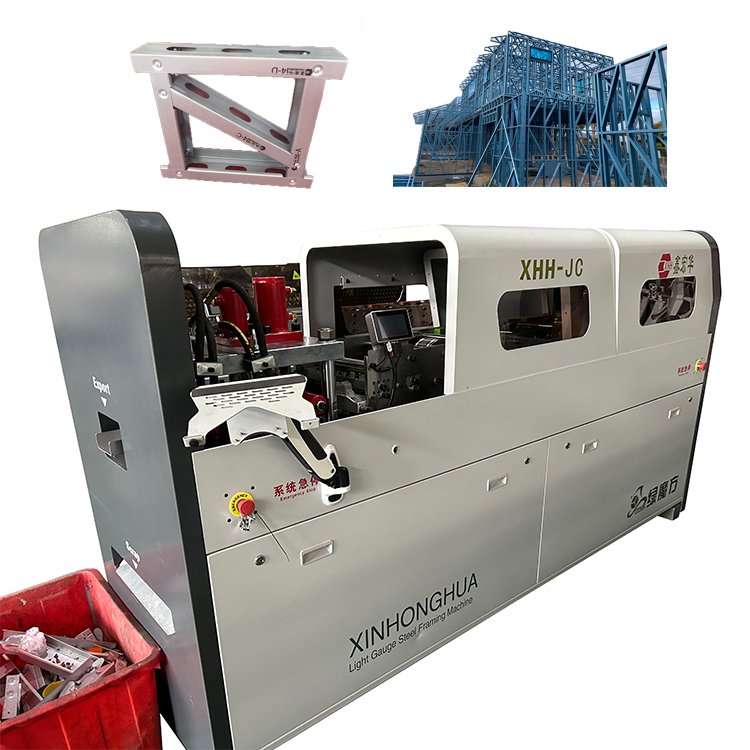 Light Gauge Steel Framing Villa House Metal Keel Making Roll Forming Manufacturing Production Machine