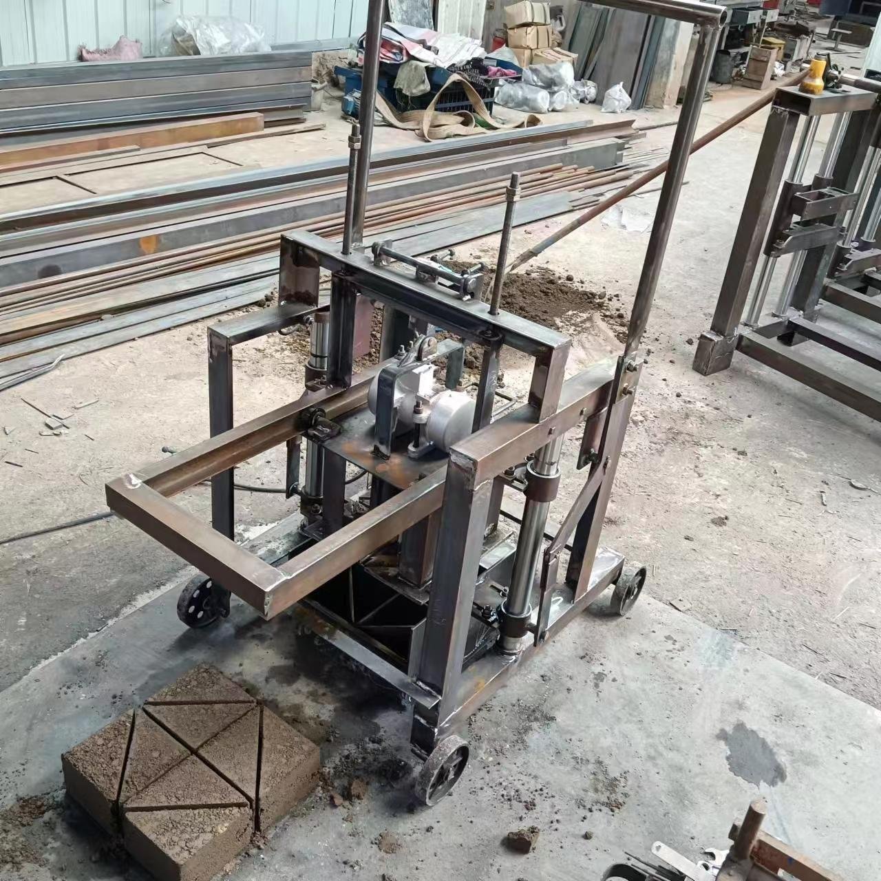 interlocking brick making machine