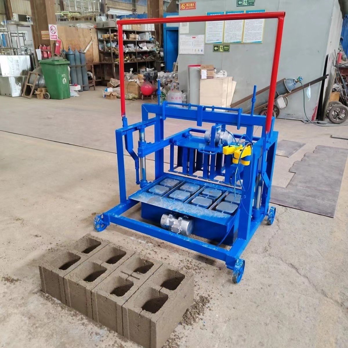 interlocking brick making machine