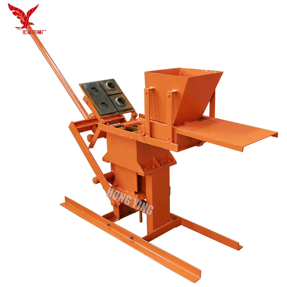 Mini interlocking manual clay brick making machine plant paver block machines sale in Nigeria
