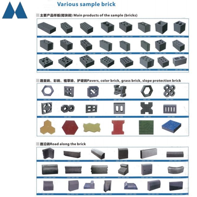 Small Clay Brick Maker Color Mold Customized Brick Making Machine