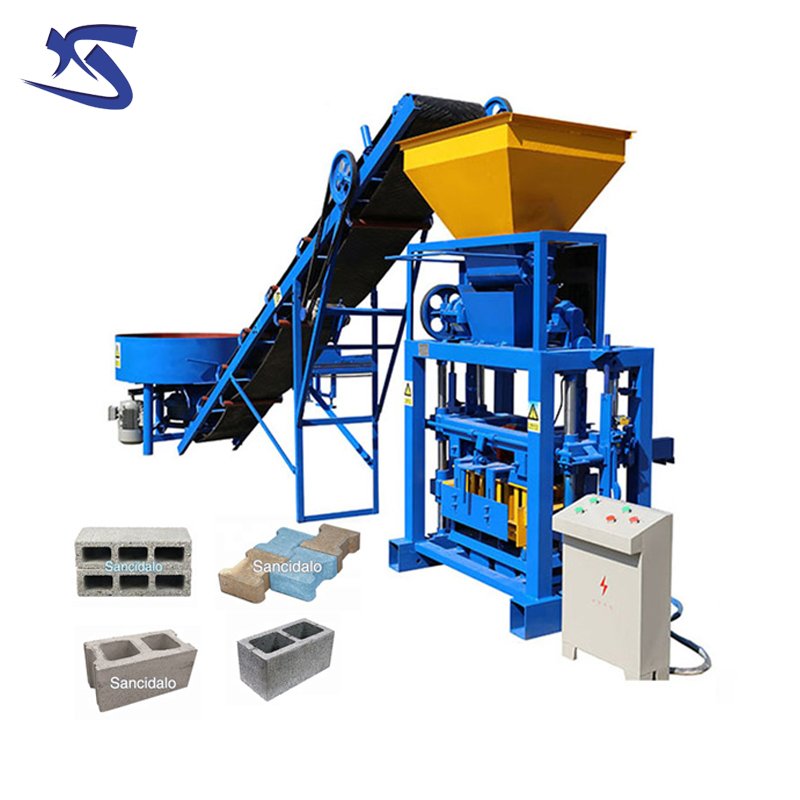 Low cost QT40-1automatic cement brick making machine/hcb block making machine for sale