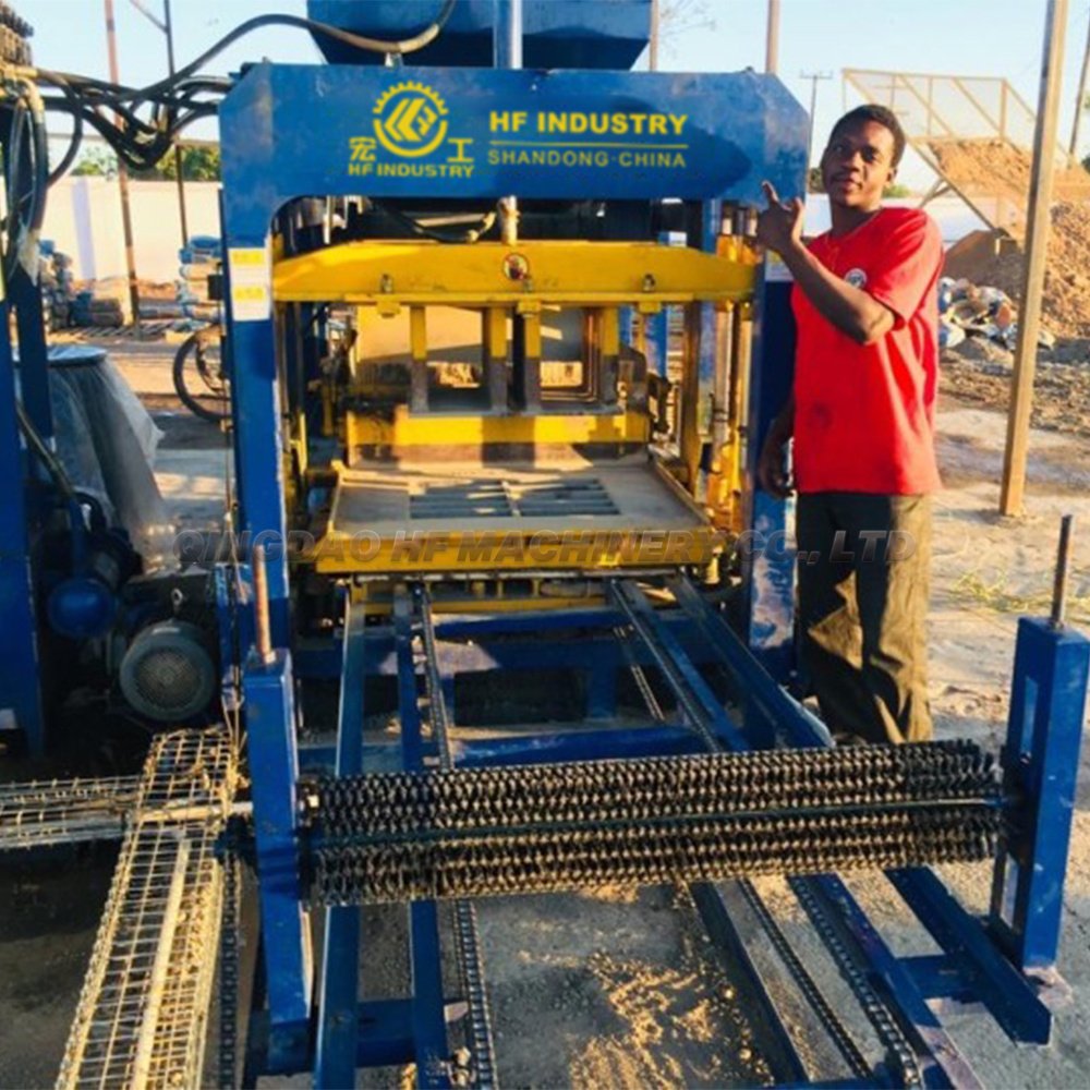 QT4-16 automatic concrete machine block brick making machinery price for small business machine ideas