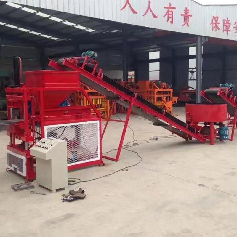 hot sale direct supply hollow brick Small No-burning Fully automatic concrete cement brick making machine Color paver machine