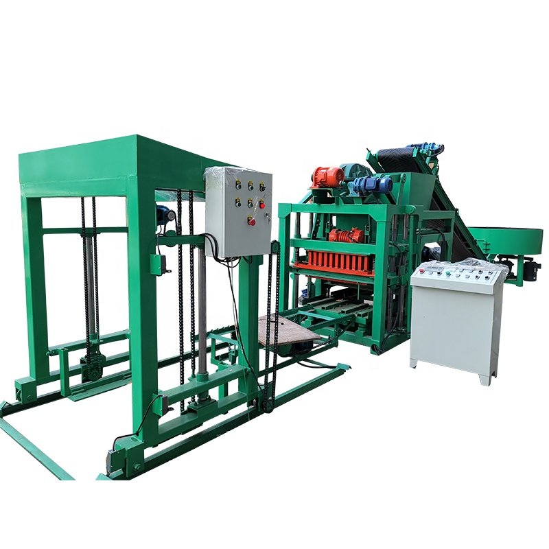 Technology Automatic Earth clay Brick Machine QTJ4-25D Building Houses Indonesia Company Machine New Concrete Cement Malaysia