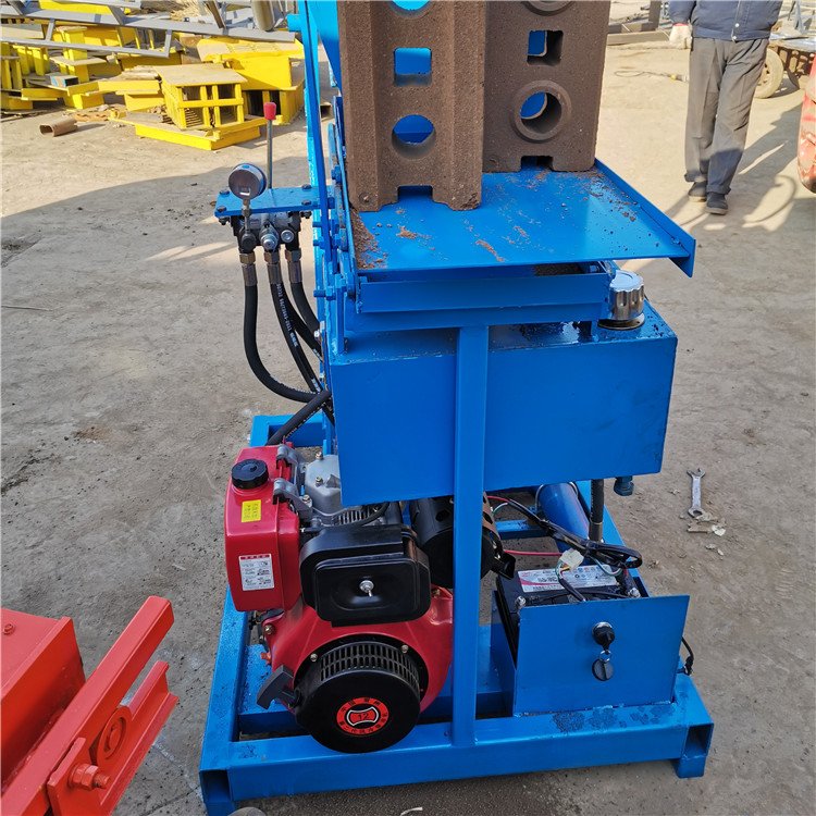 GL2-25 small clay mud soil earth interlocking bricks making machine for make interlock soil bricks