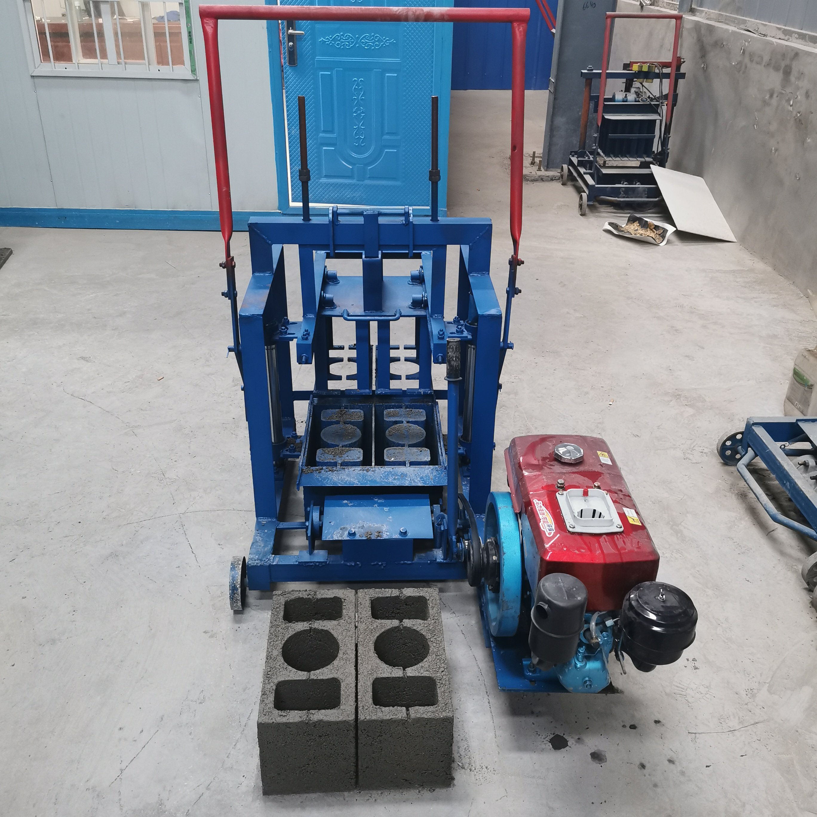 Automatic hollow blocks machine brick making machinery concrete block concrete brick making machinery for small business