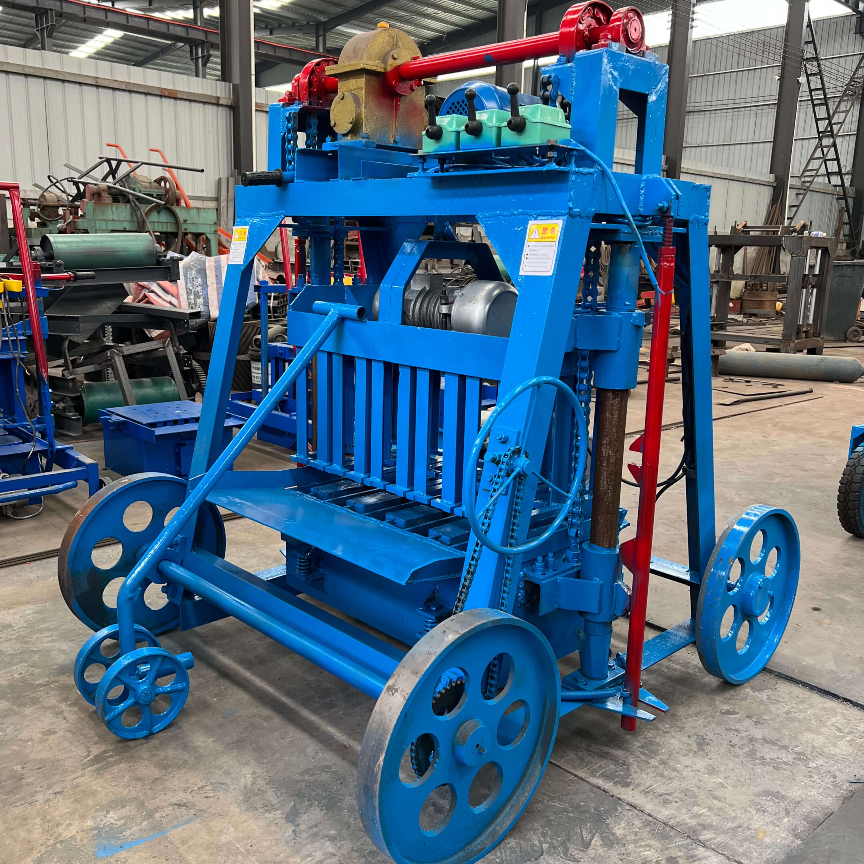 Automatic Clay Brick Making Machine Block Machine Making Automatic Mud Brick Making Machine