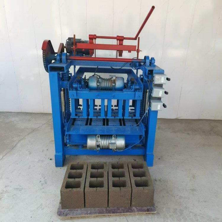 4-35 Fully automatic cement hollow brick making machinery concrete block machine brick making machine