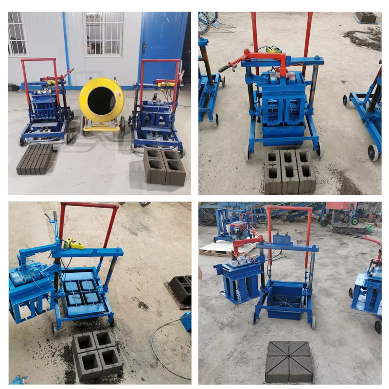 Cement sand brick forming maker machinery Hollow brick block making machine for sale