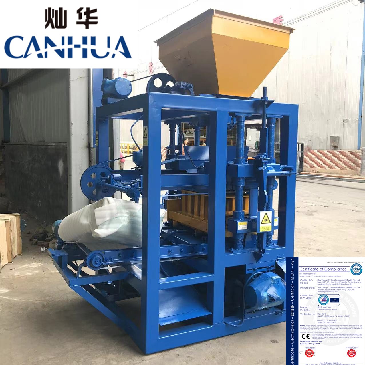 QT4-24 Semi-Automatic Brick Making Equipment ,Top Choice for Medium and Small Enterprises.