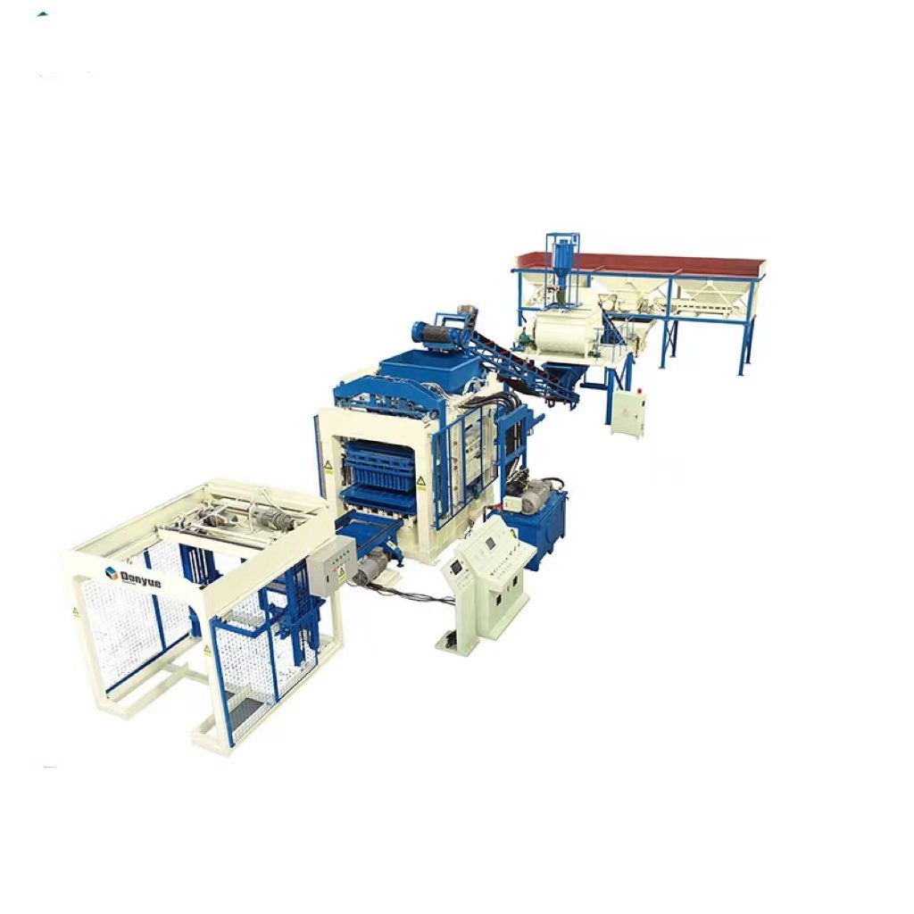 Hydraulic Automatic Earth Brick Making Machinery clay block brick making machine