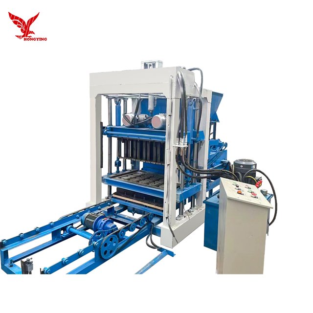 fully automatic concrete hollow block making machine zigzag paving brick making machine interlocking paving brick maker