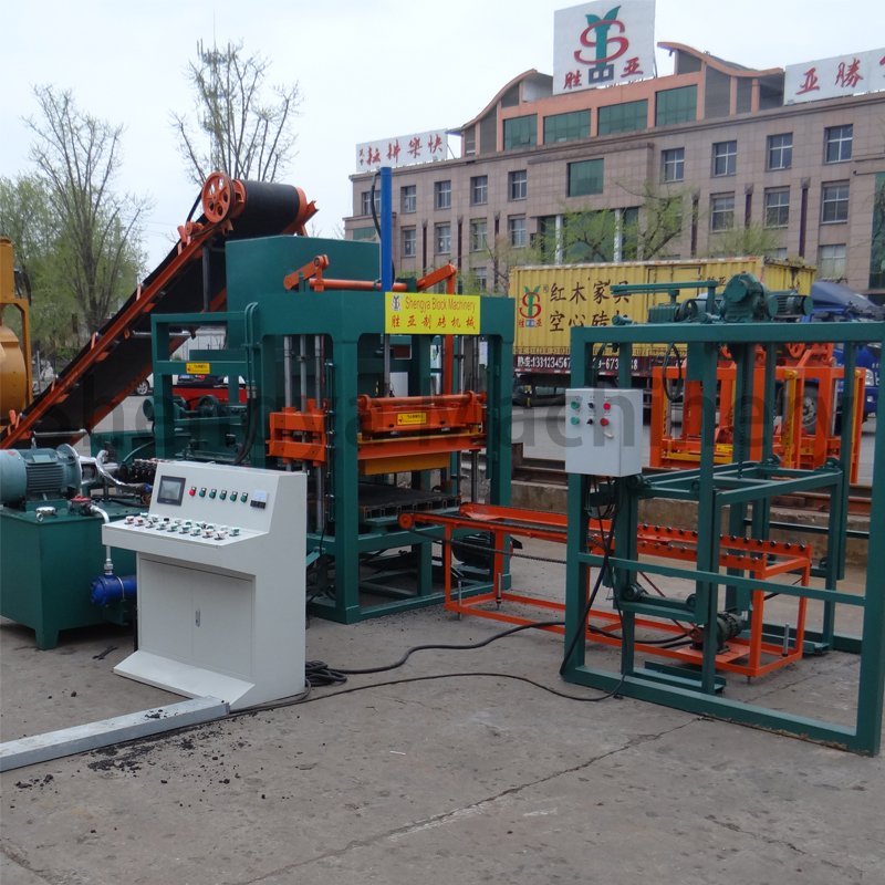 semi automatic fly ash brick making machine brick machine canada semi automatic hydraulic QT4-20