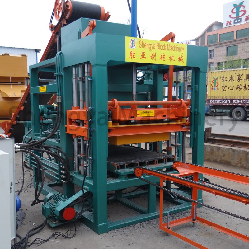 semi automatic fly ash brick making machine brick machine canada semi automatic hydraulic QT4-20