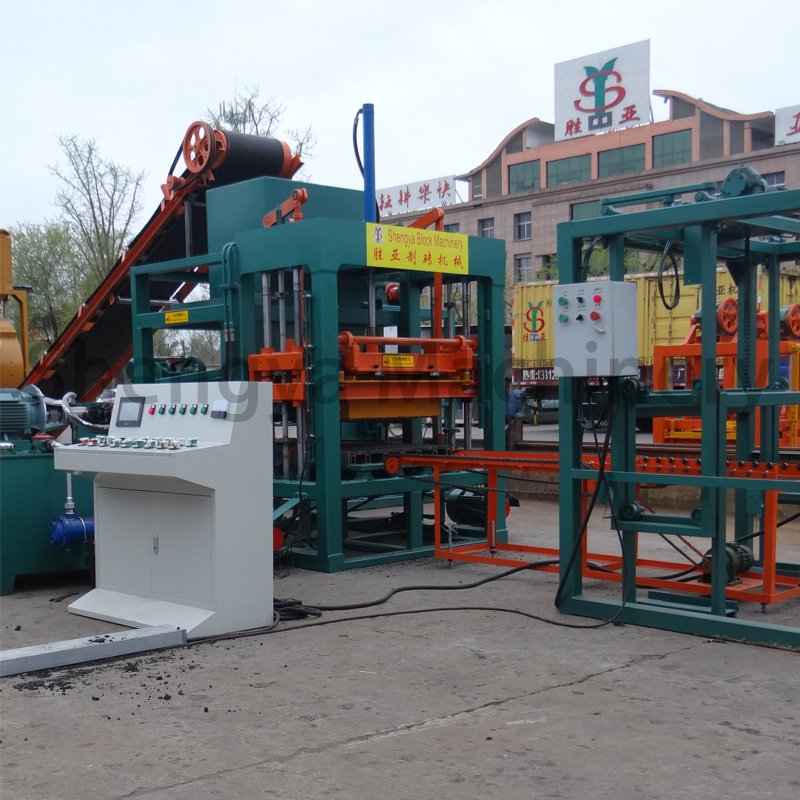 semi automatic fly ash brick making machine brick machine canada semi automatic hydraulic QT4-20