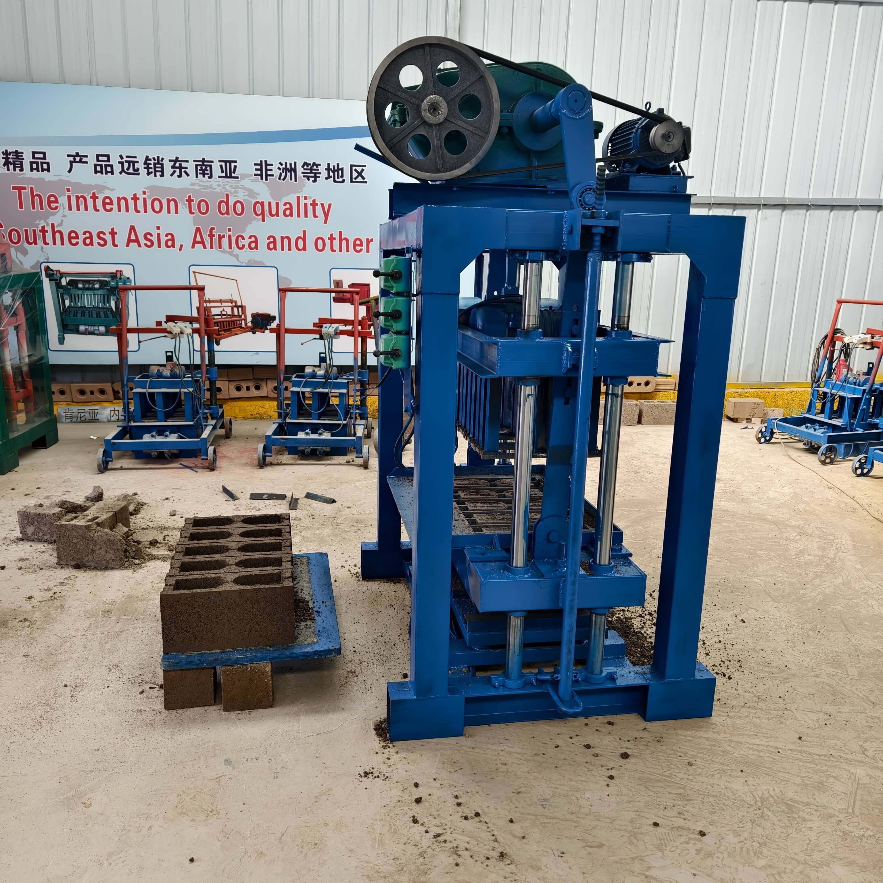Manufacturer Direct Sell Brick Making Machine High Productivity Large Block Making Machine