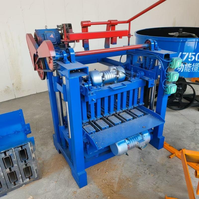 Automatic Hollow Sand Paving Laying Moulding Concrete Paver Block Cement Brick Making Machine Price