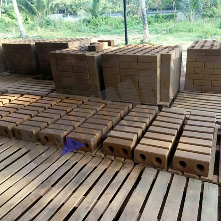 LG4-10 simple old fire red clay brick oven automatic red bricks production line automatic brick making machine for sale