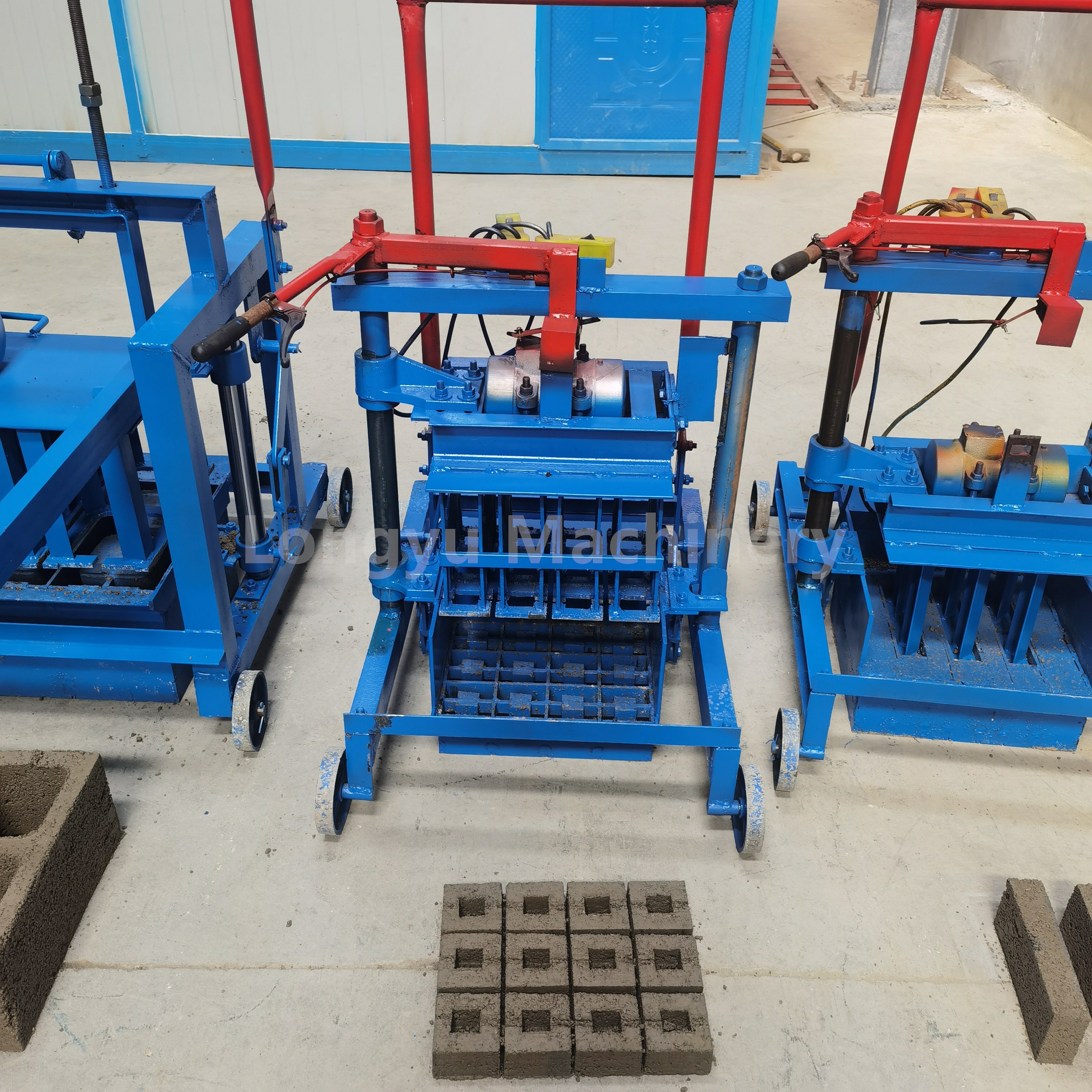 2-45 Small Brick Making Machine Interlocking Brick Machine