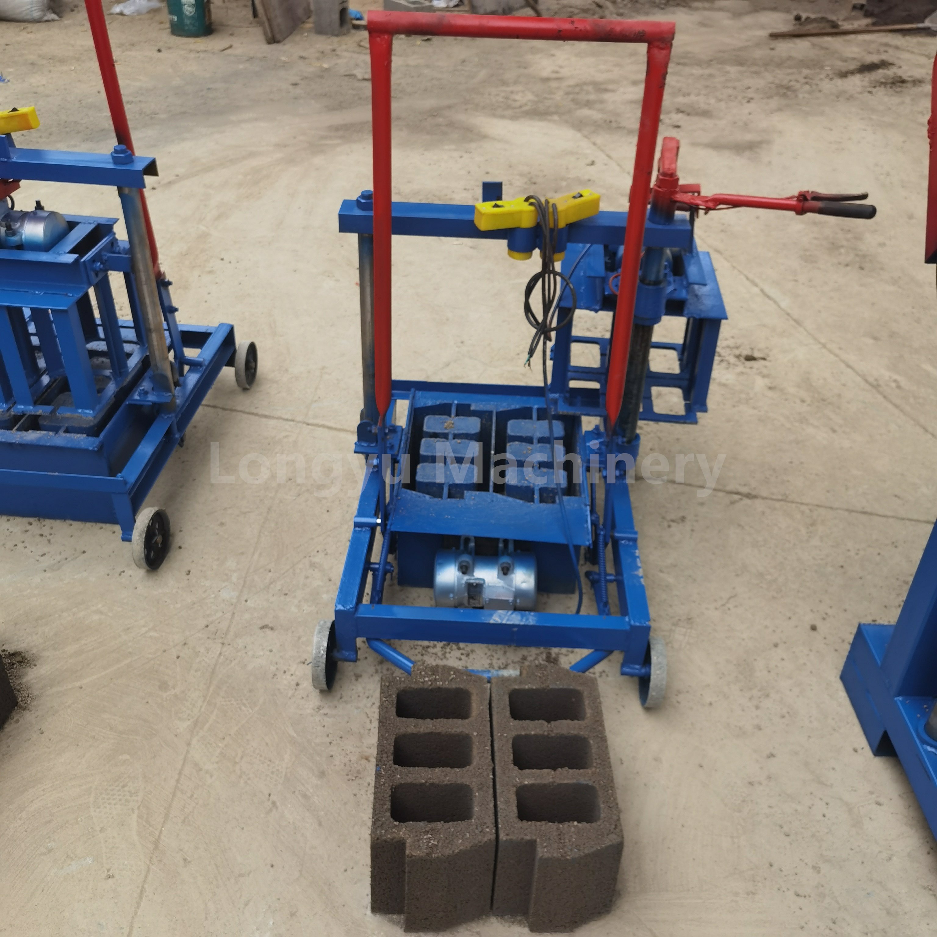 2-45 Small Brick Making Machine Interlocking Brick Machine