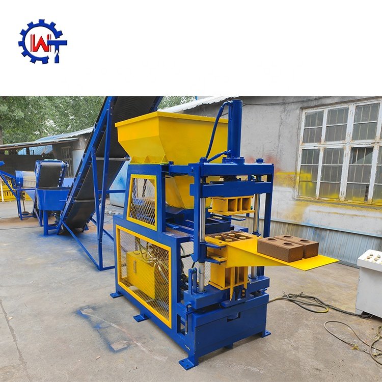 WT2-10 hot sale china full automatic compressed earth clay interlocking brick making machinery block machine