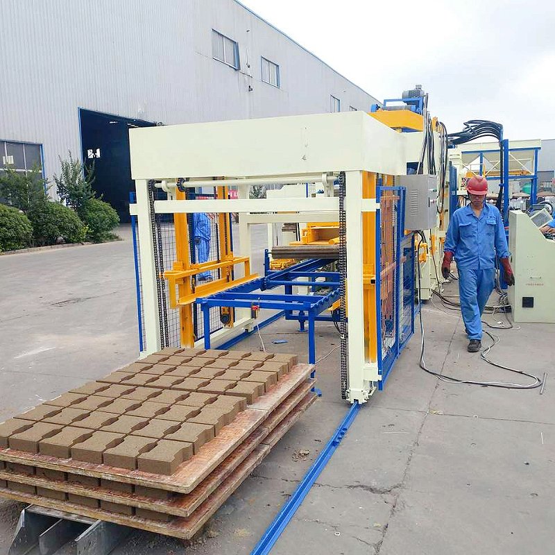 QT10-15 Automatic Concrete Cement Interlocking Hollow Block Making Machine Brick Making Machinery Lowest Price Multifunctional