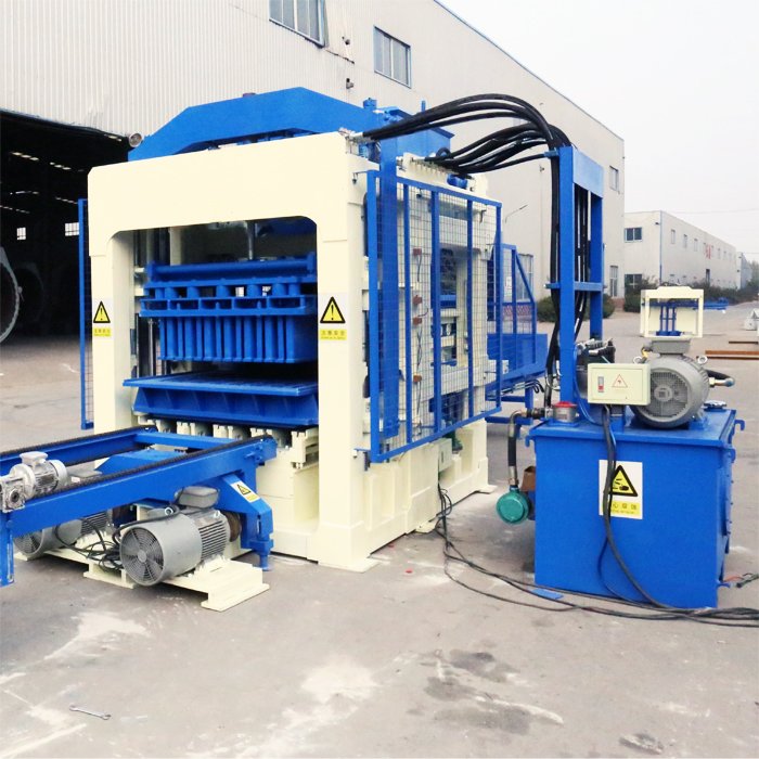 QT10-15 Automatic Concrete Cement Interlocking Hollow Block Making Machine Brick Making Machinery Lowest Price Multifunctional