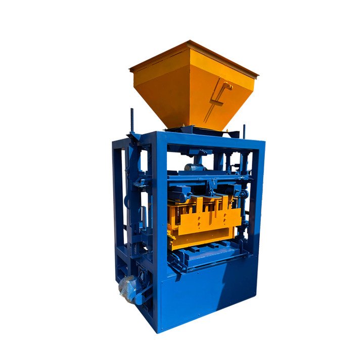 Hot Sales Customized Qt4-24 Semi Automatic Cement Block Brick Making Machine Hollow Brick Machine