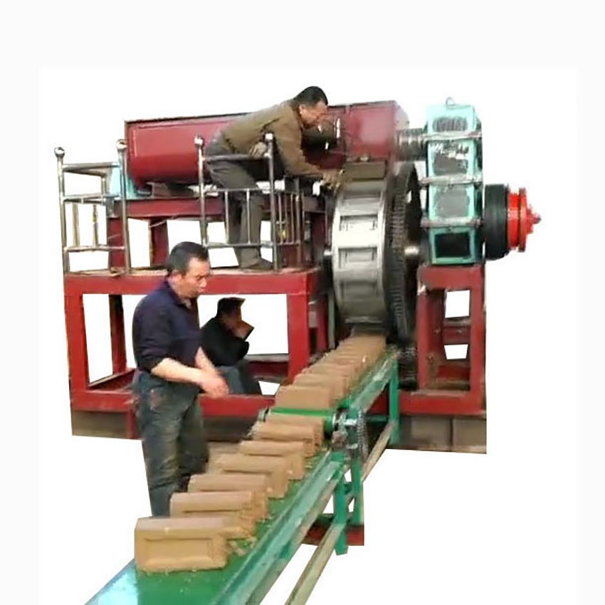 Automatic rotary clay logo brick making machine