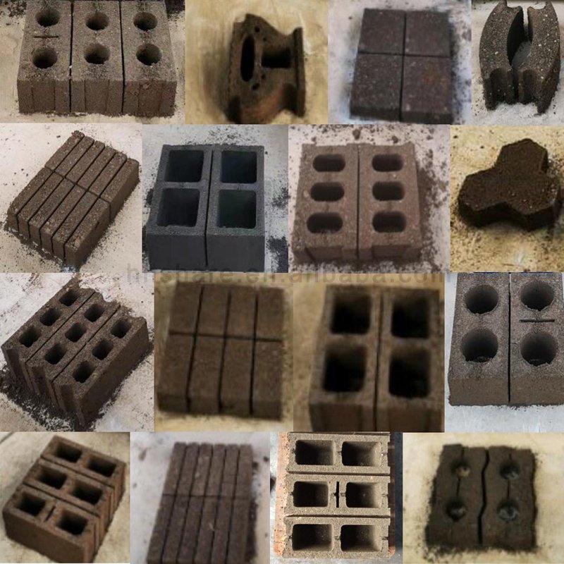 Manual Cement Brick Making Machine Small Mobile Hollow Block Making Machine Price