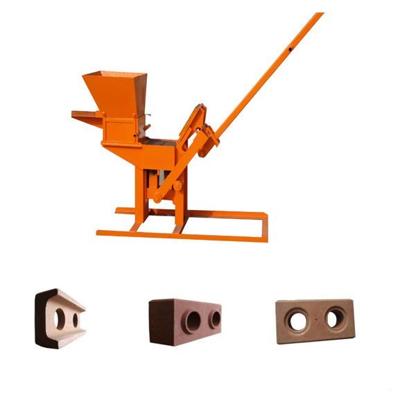 QMR2-40 soil cement interlocking brick making machine China factory