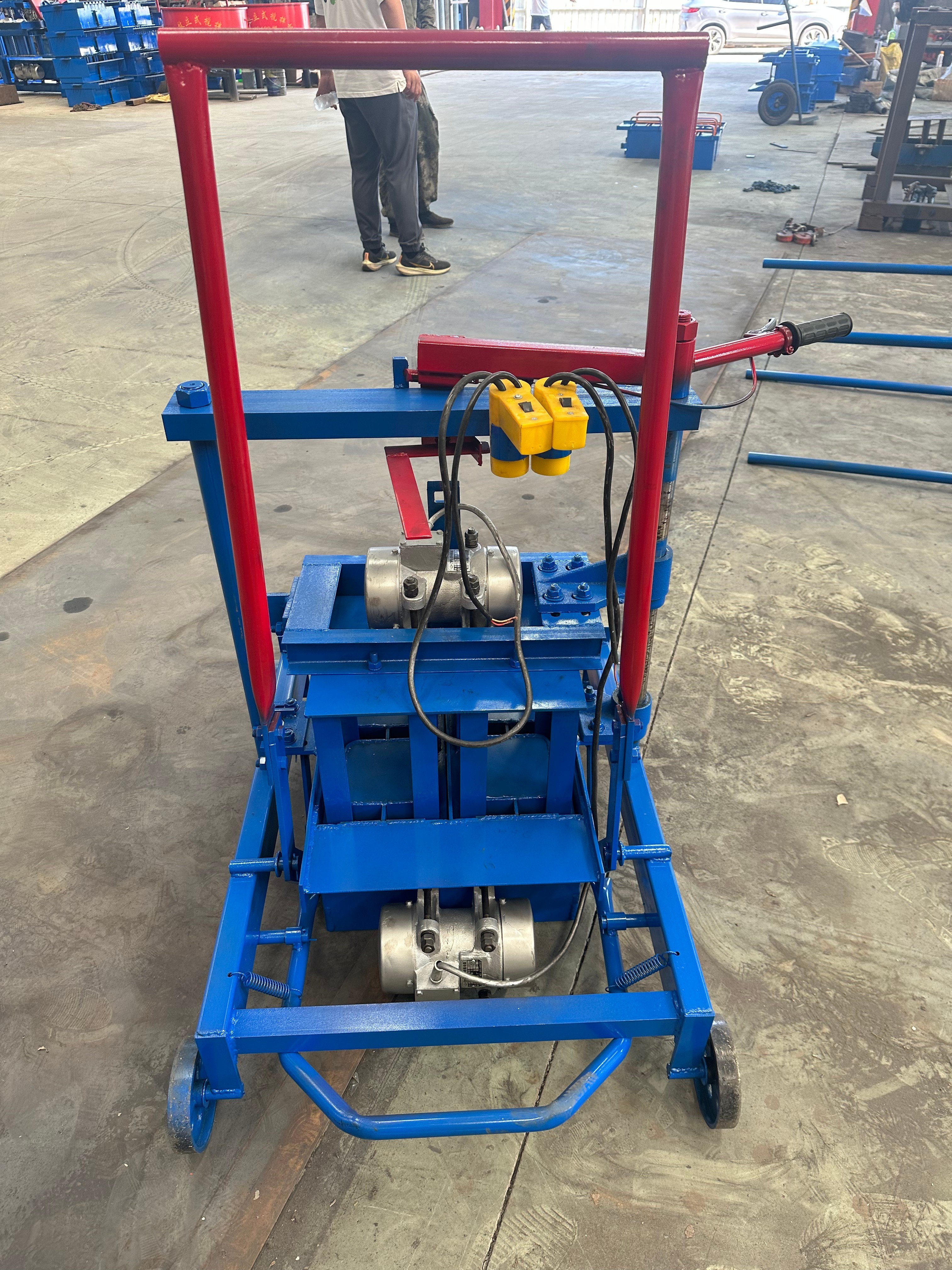 Small and Convenient Gasoline Engine Household Hollow Brick Machine Simple Operation Brick Making Machinery