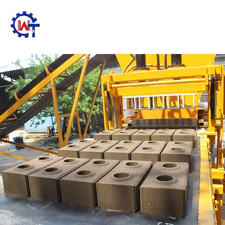 WT5-10 Automatic Clay Soil Interlocking Brick Block Making Machine Clay Brick Machine Making Red Brick Making Machine In India