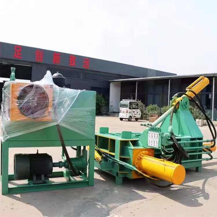 Recycling Hydraulic Scrap Metal Baling Press Machine